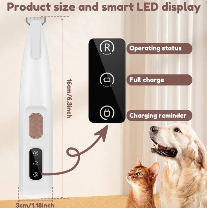 Fur Trimmer w/LED Light